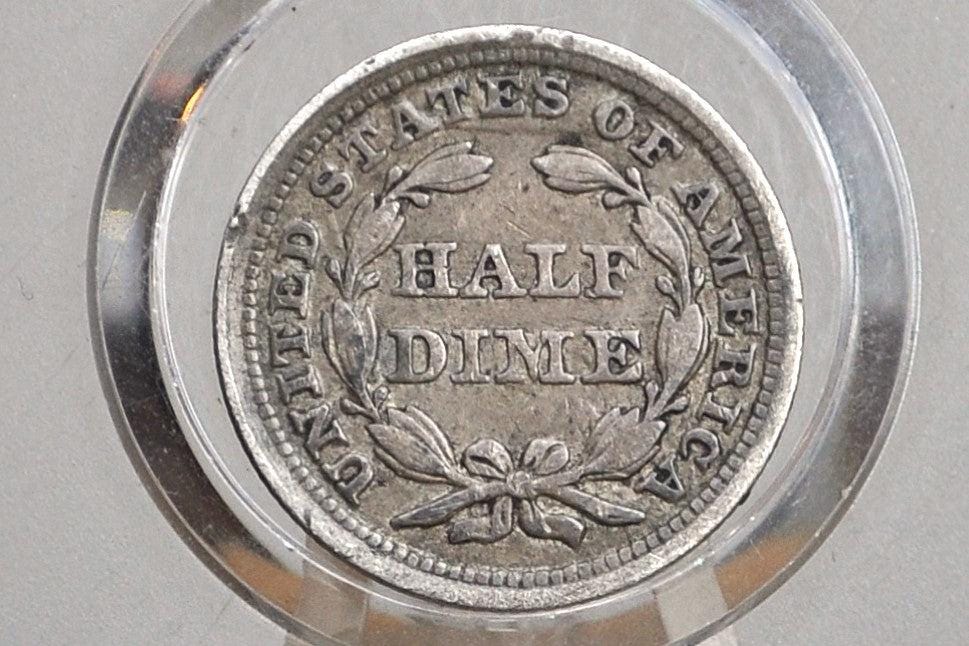 1855 Half Dime - Fine - 1855 Seated Liberty Half Dime - Early American Coin
