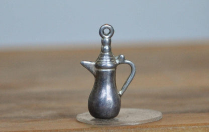 Sterling Silver Tea/Coffee Pot Charm - Tested Sterling Silver - Kitchen farmhouse Charm