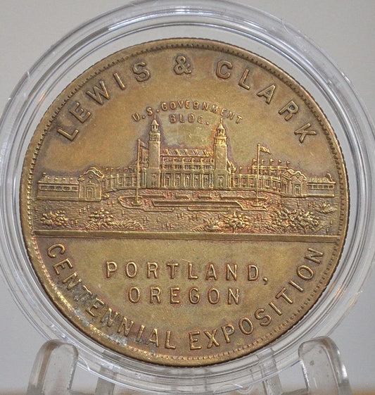 1905 Lewis And Clark Exposition So-Called Dollar - So-Called Dollar Lewis and Clark Centennial Exposition Medal