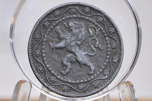 1916 Belgian 25 Centimes - Great Condition - German Occupation Coinage - 1916 Belgium 25 Cents, Incredible Coin for a collection -
