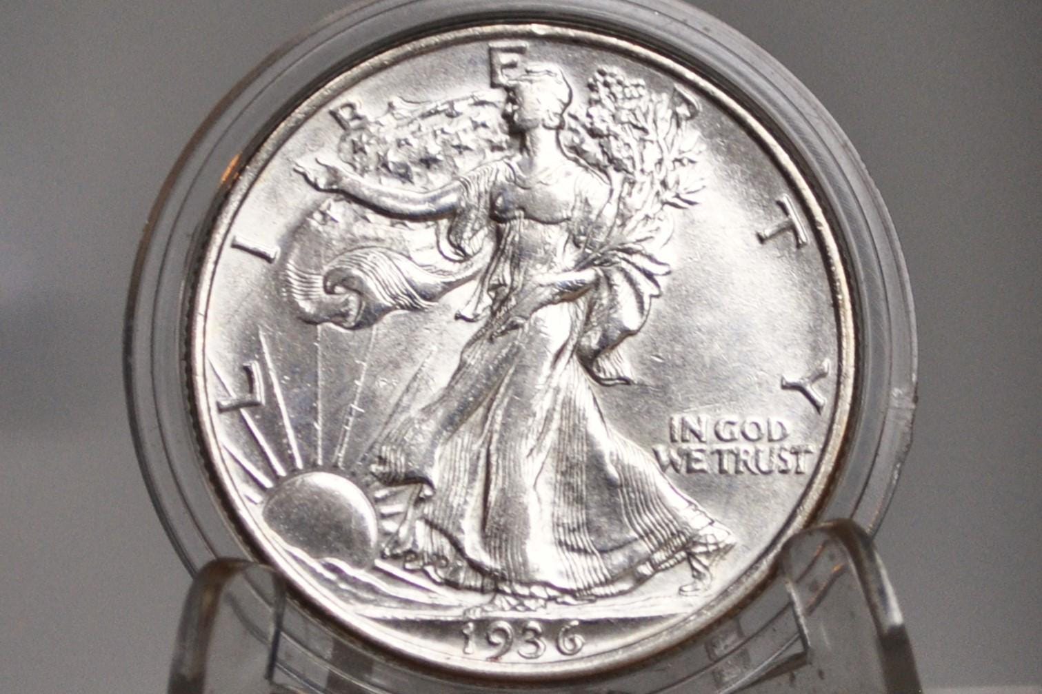 1936 Walking Liberty Silver Half Dollar - Choose by Grade - Philadelphia Mint 1936P Half Dollar 1936 WLH