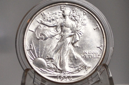 1936 Walking Liberty Silver Half Dollar - Choose by Grade - Philadelphia Mint 1936P Half Dollar 1936 WLH
