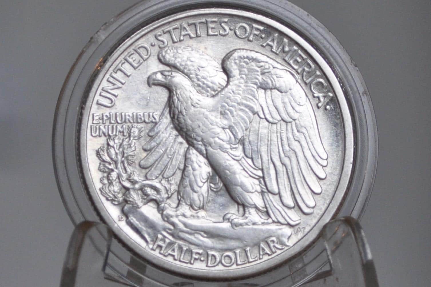 1942-D Walking Liberty Silver Half Dollar - Choose by Grade / Condition - Denver Mint - 1942D, 1942 D Half Dollar