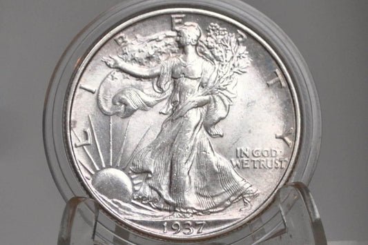 1937 Walking Liberty Silver Half Dollar - Choose by Grade - Philadelphia Mint - 1937-P Half Dollar 1937 P Half