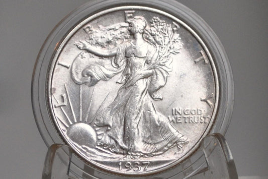1937 Walking Liberty Silver Half Dollar - Choose by Grade - Philadelphia Mint - 1937-P Half Dollar 1937 P Half