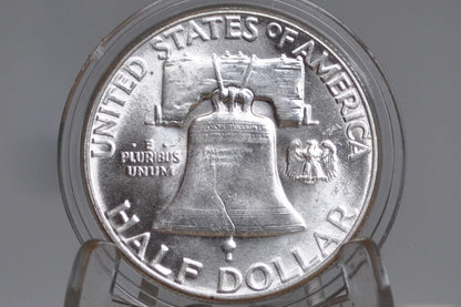 1952 Franklin Silver Half Dollar, P,D,S Mints - Choose by Mint & Grade! - 1952-S Franklin Half Dollar 1952 D Franklin Half 1952 S