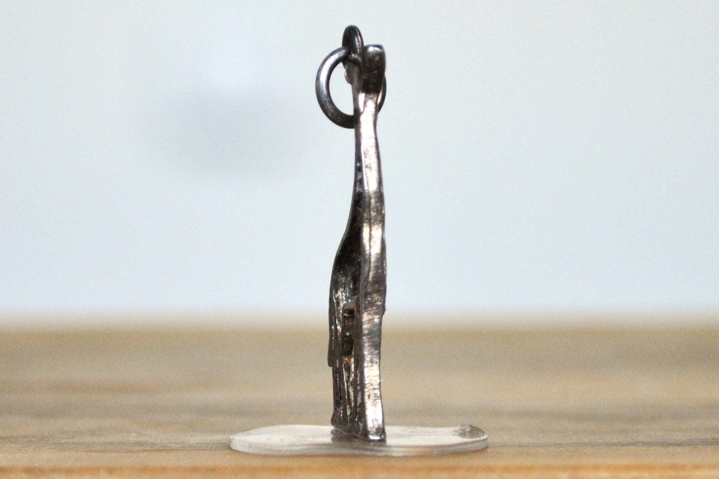 Sterling Silver Giraffe Charm - Stamped and Tested Sterling Silver - Rare 925 Giraffe Pendant