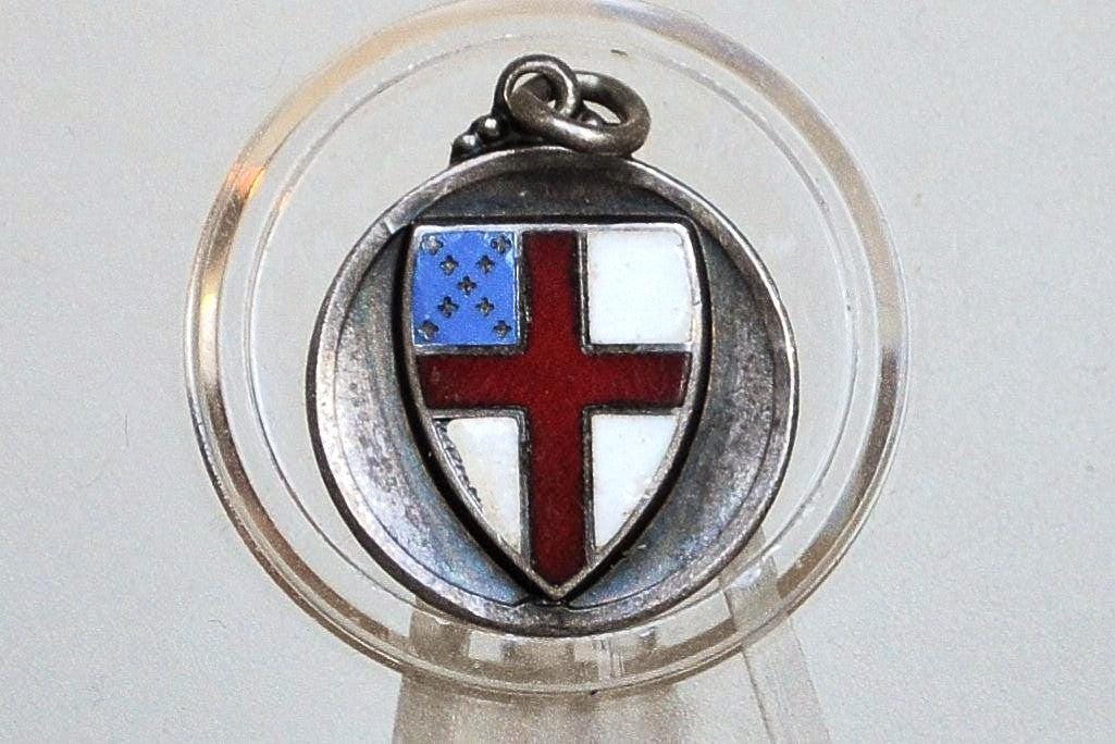 Sterling Silver "I Am An Episcopalian" Charm - Stamped and Tested Sterling Silver - Religious Jewelry