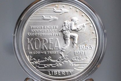 US Mint Korean War Coin 1991 - Christopher Columbus Mint Proof Set - Denver Mint - Korean 1953-1991