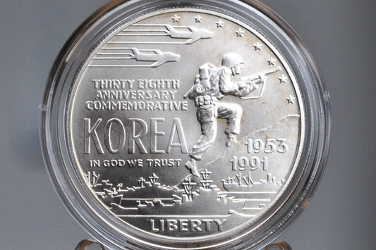 US Mint Korean War Coin 1991 - Christopher Columbus Mint Proof Set - Denver Mint - Korean 1953-1991