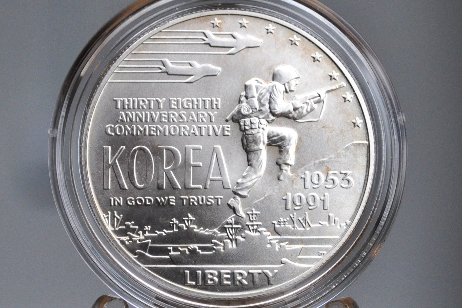 US Mint Korean War Coin 1991 - Christopher Columbus Mint Proof Set - Denver Mint - Korean 1953-1991