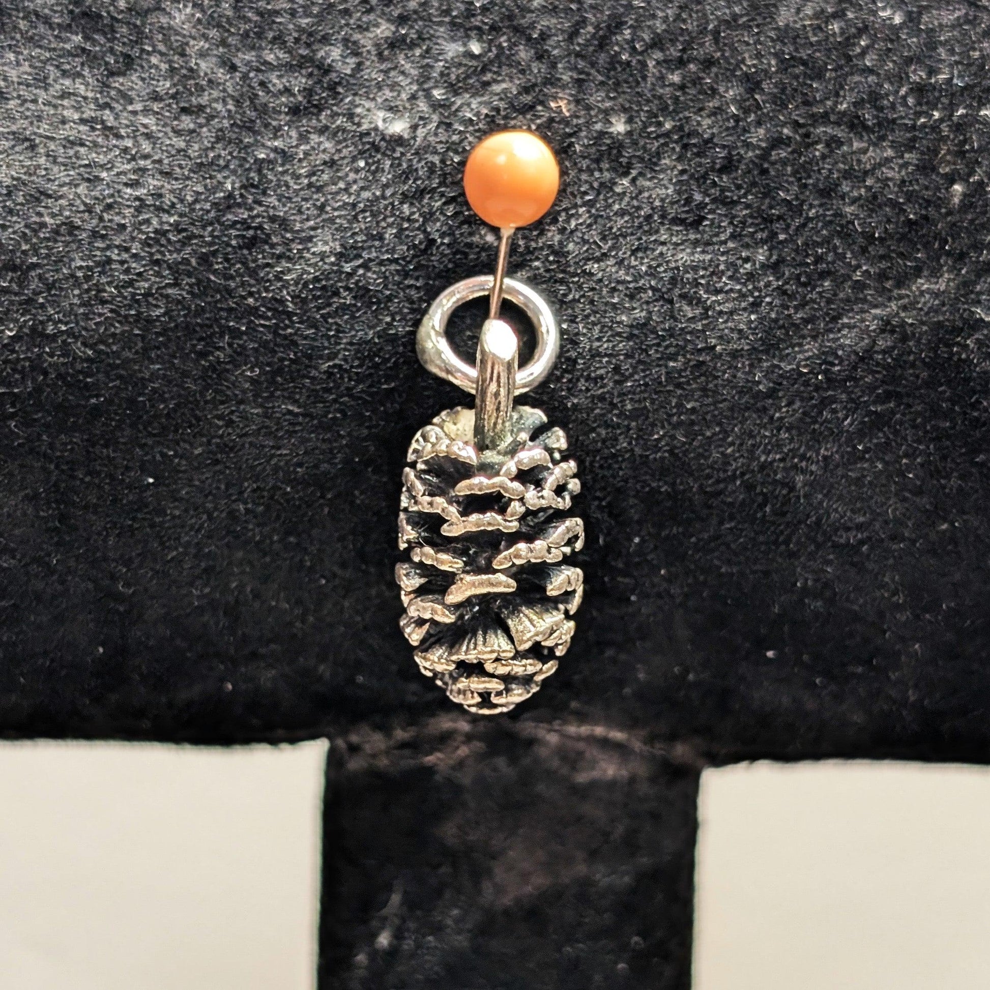 Vintage Sterling Silver Pinecone Charm 4.6 Grams of 925 Silver
