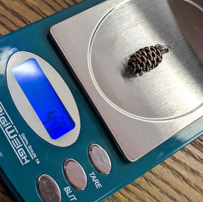 Vintage Sterling Silver Pinecone Charm 4.6 Grams of 925 Silver