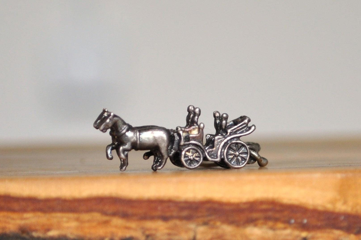 Sterling Silver Mackinac Island Michigan Horse Carriage Charm - Tested Sterling Silver - 925 Michigan Horse Buggy