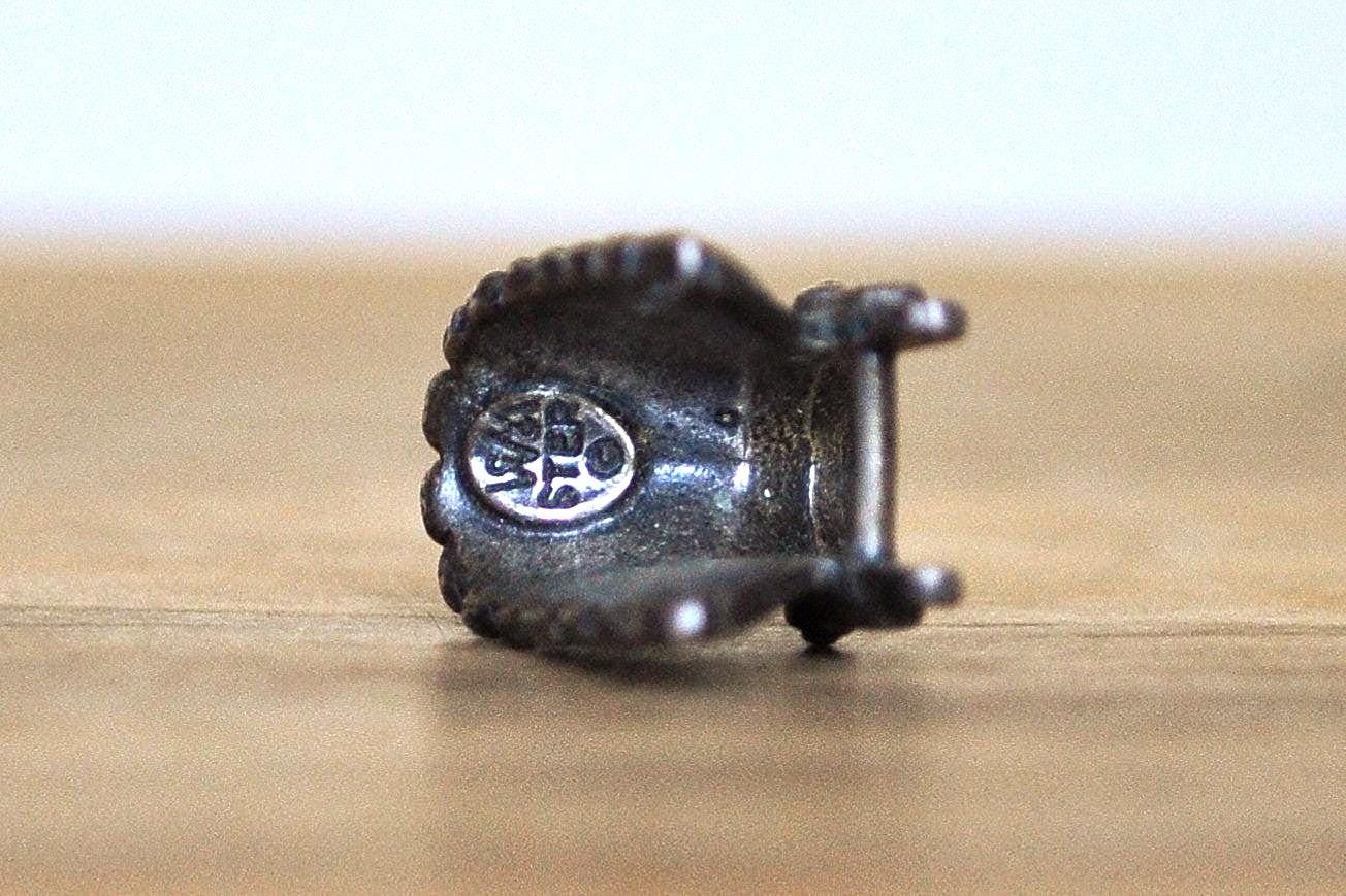 Sterling Silver Native American Headdress Pendant - Stamped and Tested Sterling Silver - Rare Native American Jewelry