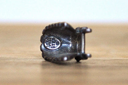 Sterling Silver Native American Headdress Pendant - Stamped and Tested Sterling Silver - Rare Native American Jewelry