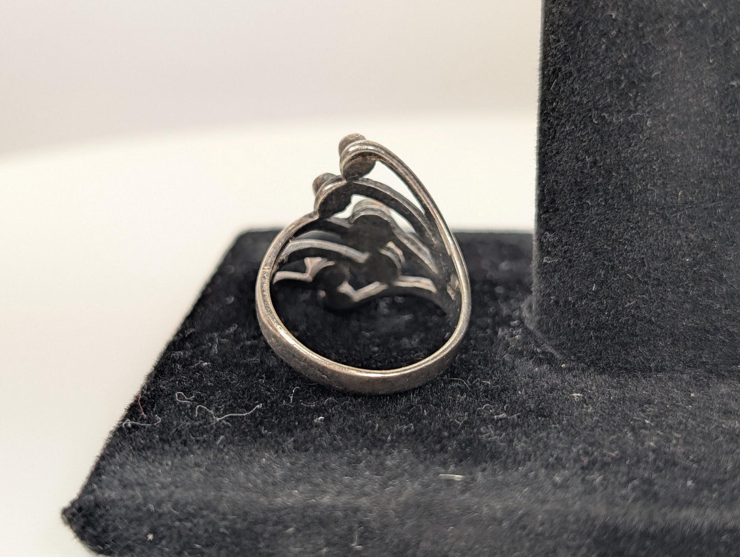 Sterling Silver Native American Multi-Turquoise Stone Ring - Size 9 - Stamped and Tested Sterling Silver - 6 Stone Ring