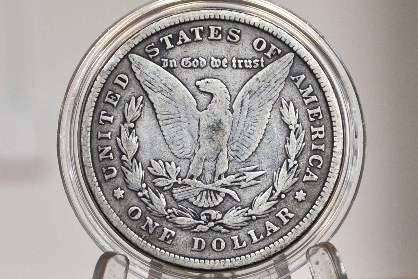 1878 Morgan Silver Dollar Eight Feathers - VG (Very Good) Grade - 1878 8 Tail Feathers Morgan - 8 Feather Variety 1878 P Morgan Silver