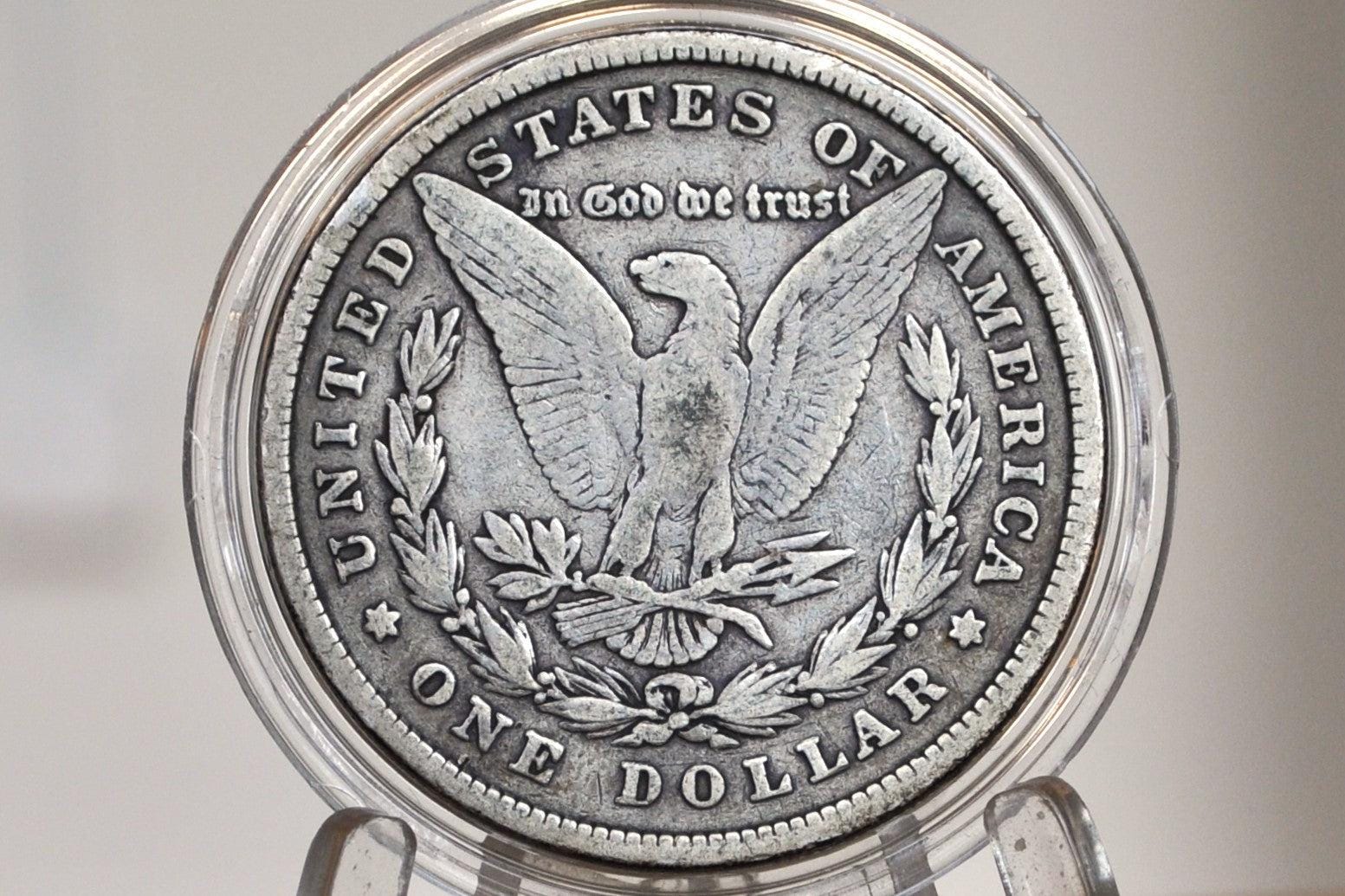 1878 Morgan Silver Dollar Eight Feathers - VG (Very Good) Grade - 1878 8 Tail Feathers Morgan - 8 Feather Variety 1878 P Morgan Silver