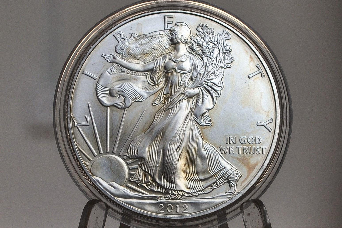 2012 Silver Eagle 1 oz. Bullion - Beautiful Piece - One Ounce Fine Silver - 2012 Silver Walking Liberty One Ounce Silver