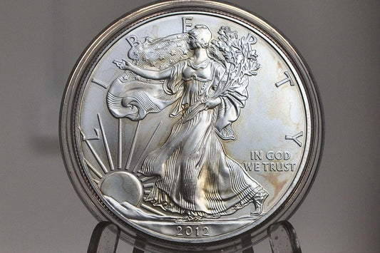 2012 Silver Eagle 1 oz. Bullion - Beautiful Piece - One Ounce Fine Silver - 2012 Silver Walking Liberty One Ounce Silver