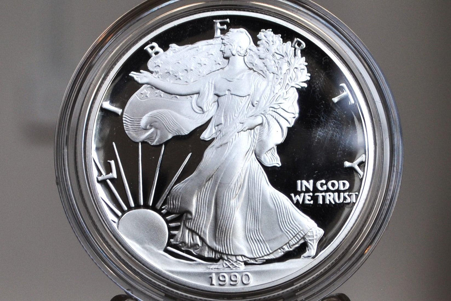 Proof Silver Eagles 1 oz. Bullion - Choose by Date - One Ounce Fine Silver - 1986-2000's Silver Walking Liberty One Ounce Silver Proofs