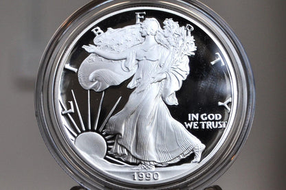 Proof Silver Eagles 1 oz. Bullion - Choose by Date - One Ounce Fine Silver - 1986-2000's Silver Walking Liberty One Ounce Silver Proofs