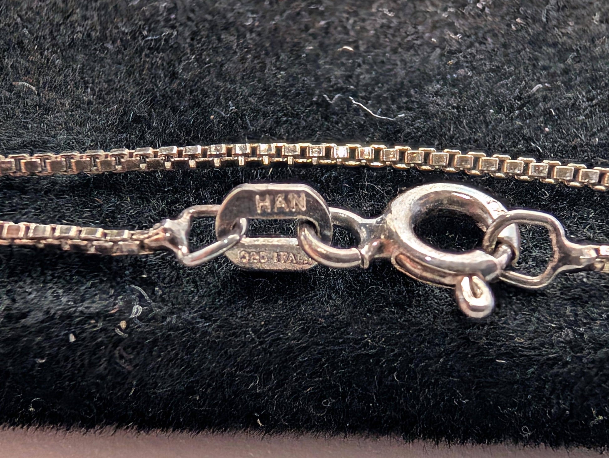 Sterling Silver Turquoise Cross Necklace - 18 Inches - Stamped and Tested Sterling Silver - Crucifix Pendant