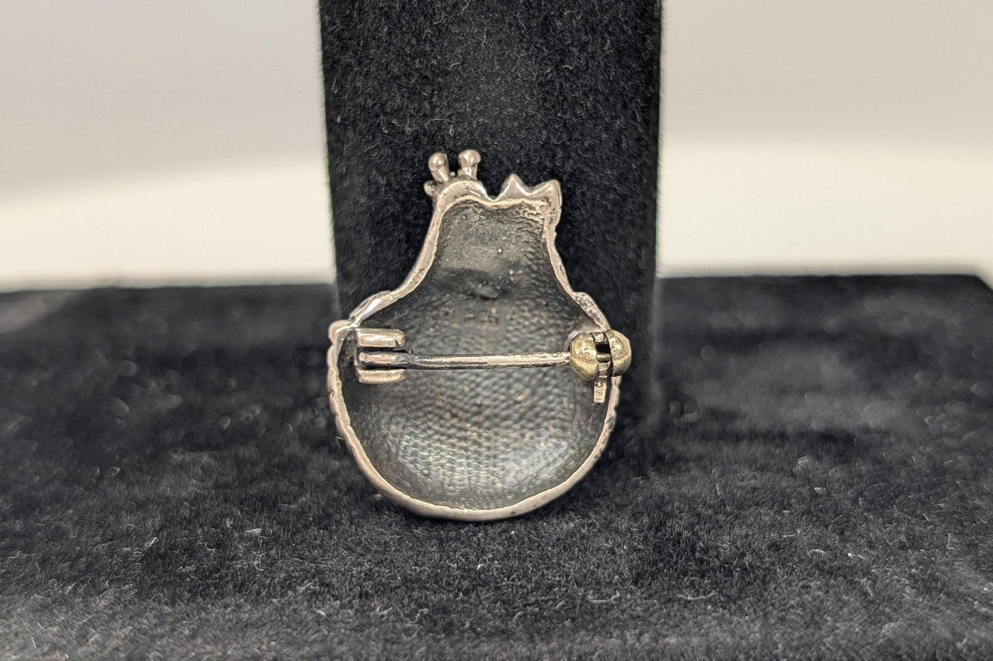 Sterling Silver Noah&#39;s Ark Pin - Stamped and Tested Sterling Silver - Biblical Animal Pin