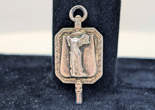 Sterling Silver Winged Victory of Samothrace Nike Pendant - Stamped and Tested Sterling Silver - Greek Goddess Nike Pendant - Ancient Greek