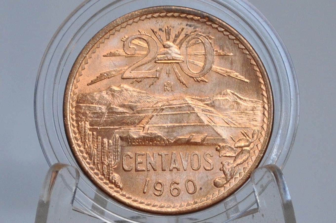Mexican 20 Centavos - Choose by Date! - Great Condition, Check Options for Special Conditions - Mexican Republic Coins -