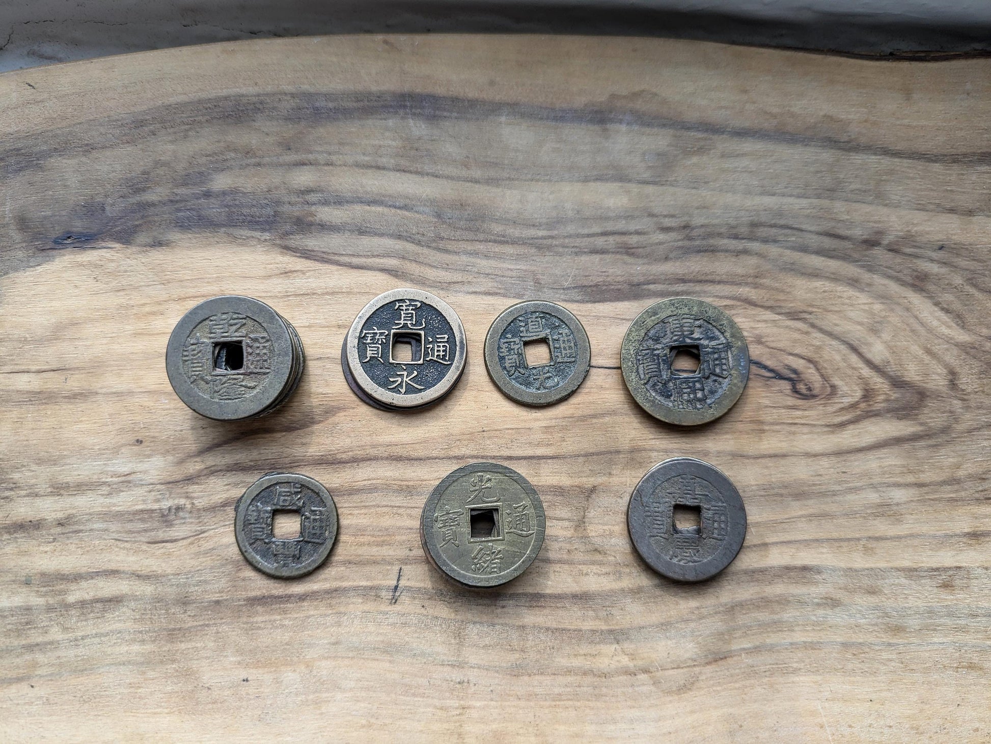 Old Chinese Cash Coins - Choose by Date & Type - Qing Era Chinese Cash Coins - Chinese Tongbao - Variety of Coins -