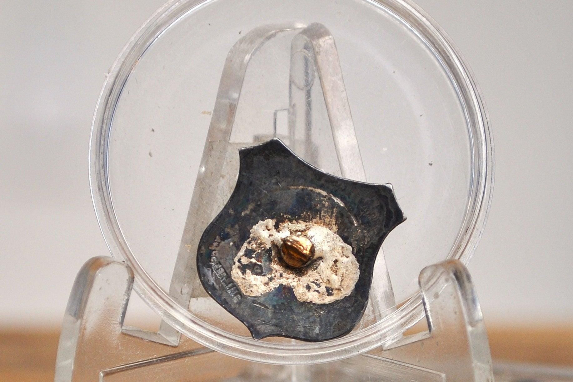 Sterling Silver Los Angeles County Forestry Department Pin - Stamped and Tested Sterling Silver - Broken Pin