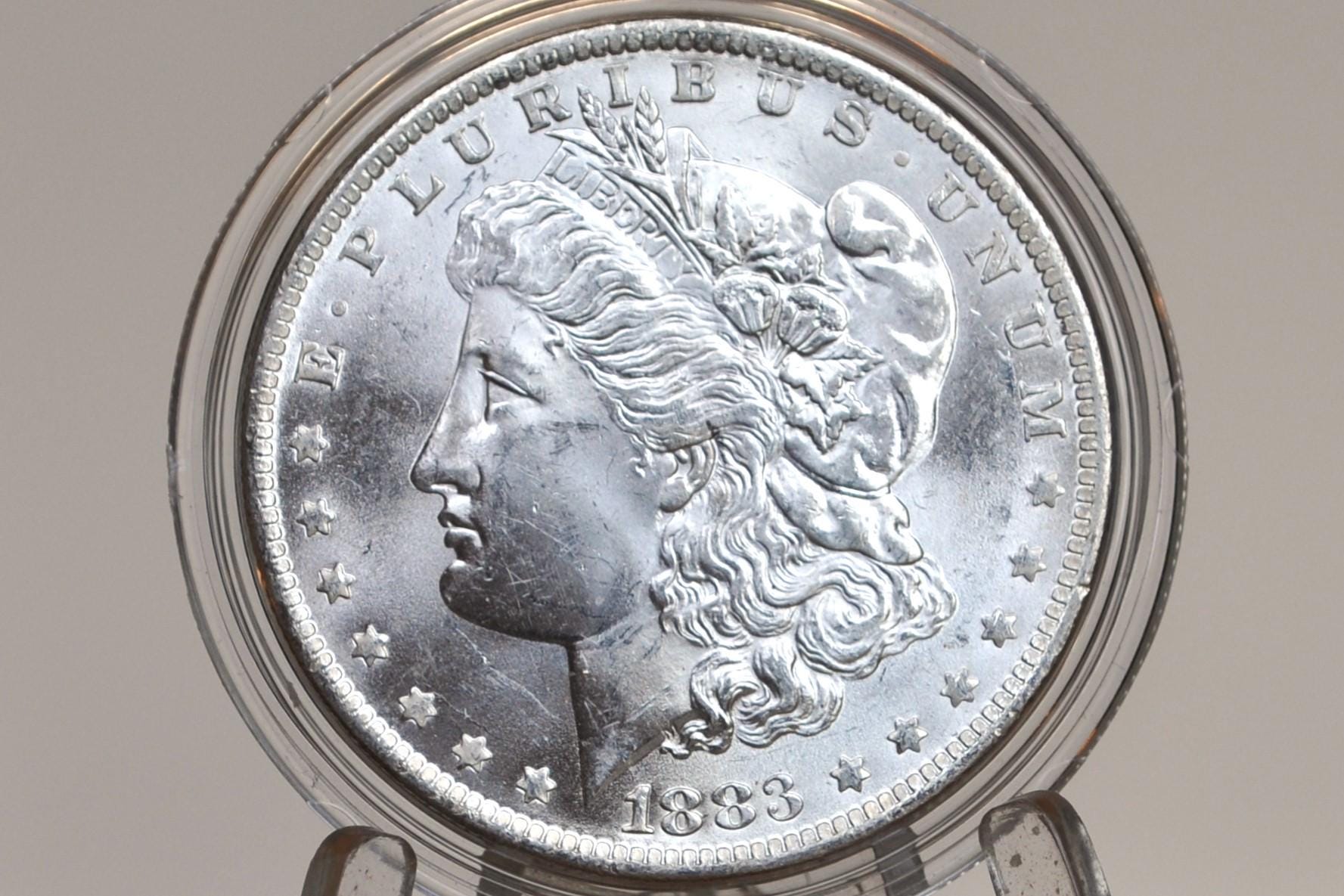 1883-O Morgan Silver Dollar - Xf-Ms63 Grades, Choose By Grade - 1883 O Morgan Dollar 1883 Silver Dollar O Mint Mark - New Orleans Mint