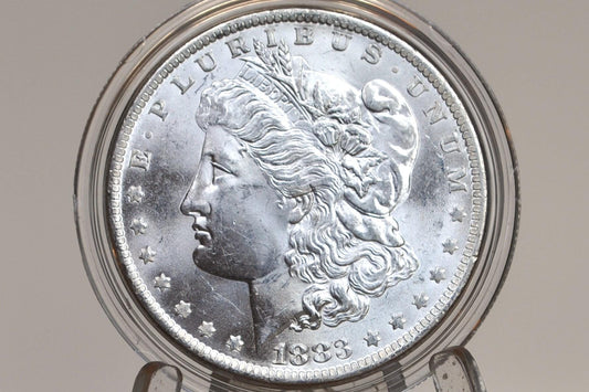 1883-O Morgan Silver Dollar - Xf-Ms63 Grades, Choose By Grade - 1883 O Morgan Dollar 1883 Silver Dollar O Mint Mark - New Orleans Mint