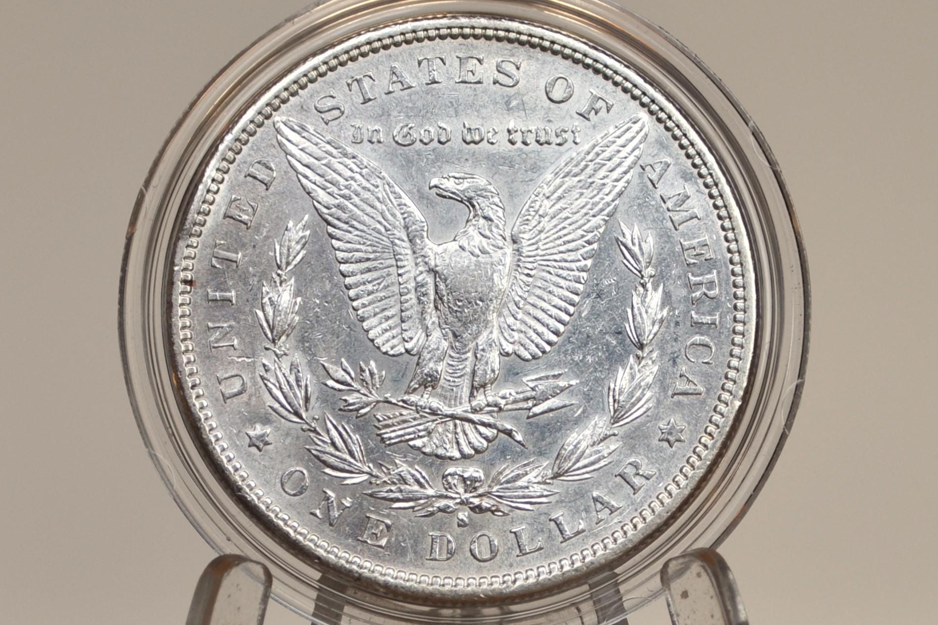 1890-S Morgan Silver Dollar - Choose by Grade / Condition - San Francisco Mint - 1890 S Morgan Silver Dollar - Silver Dollar 1890 S