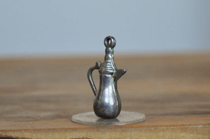 Sterling Silver Tea/Coffee Pot Charm - Tested Sterling Silver - Kitchen farmhouse Charm