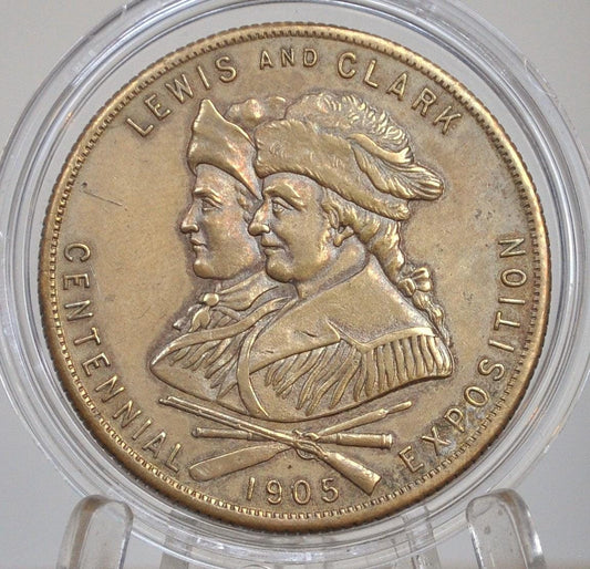 1905 Lewis And Clark Exposition So-Called Dollar - So-Called Dollar Lewis and Clark Centennial Exposition Medal