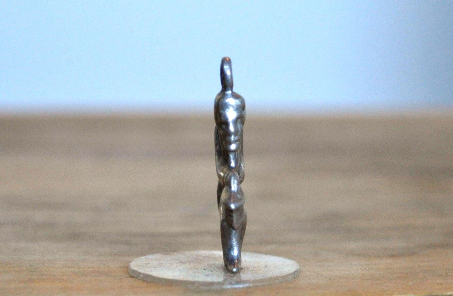 Sterling Silver Lucky Gobbo Pendant - Tested Sterling Silver - Italian Hunchback Charm