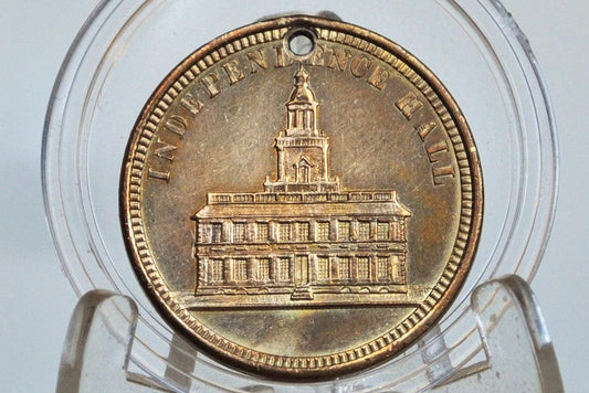 1861-1866 Fraternity Charity Loyalty Military Medallion - 1861 - 1866 GAR National Encampment Fraternity Charity Loyalty