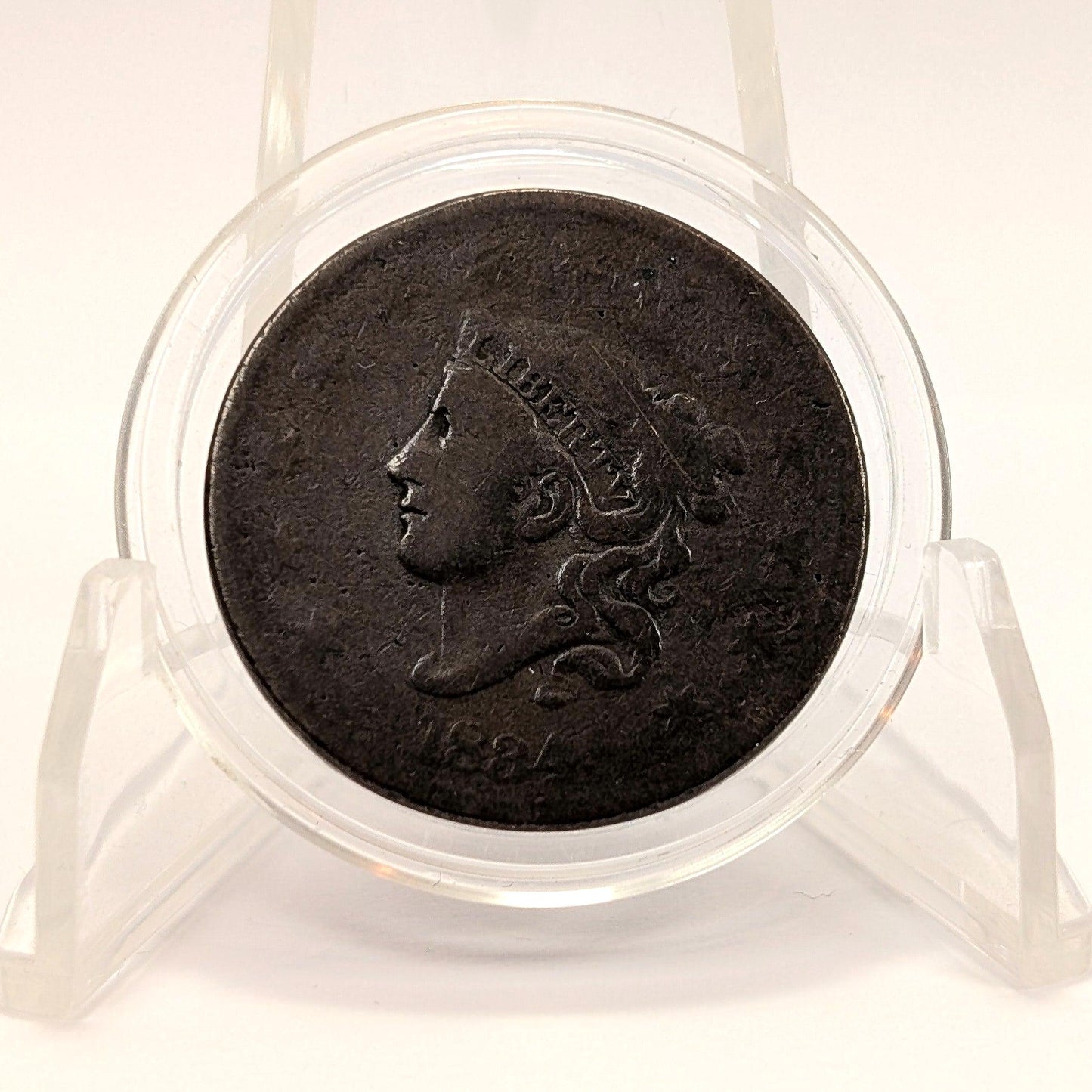 Rare Variety 1834 Matron Head Liberty Head Large Cent Large 8, Large Stars, Medium Letters Good (G) (PCGS #: 1702)