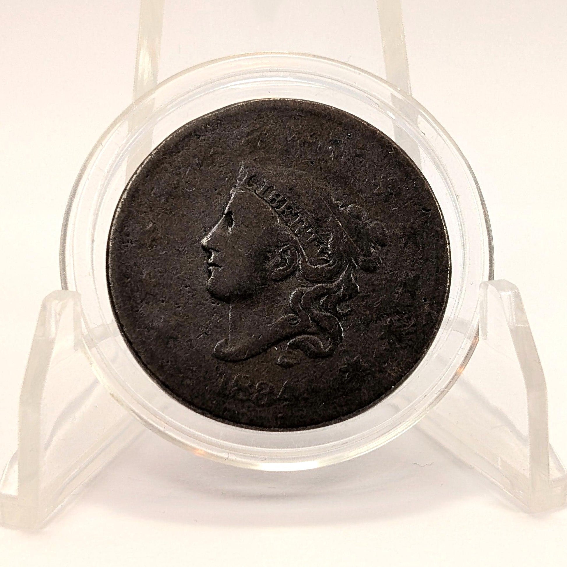 Rare Variety 1834 Matron Head Liberty Head Large Cent Large 8, Large Stars, Medium Letters Good (G) (PCGS #: 1702)