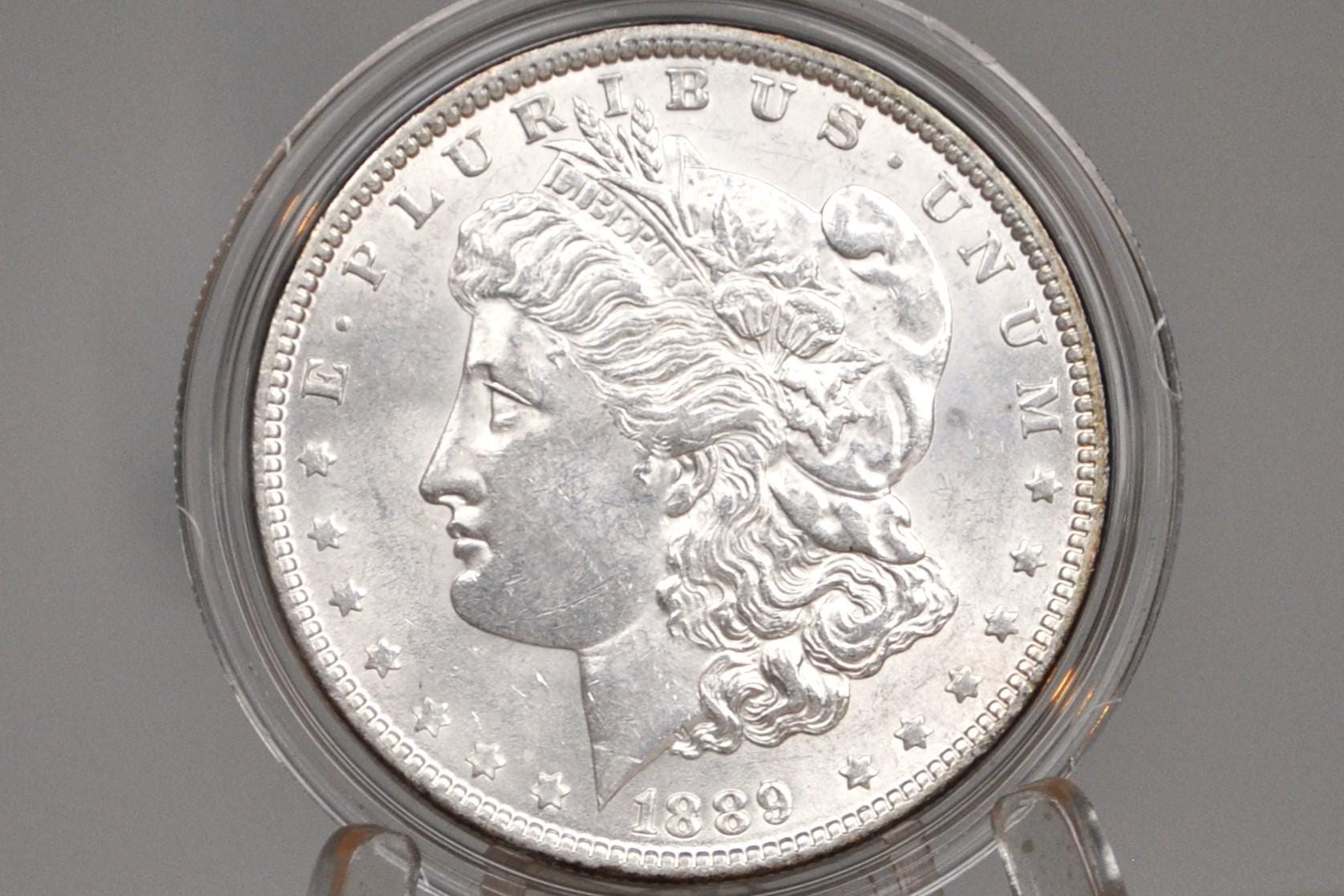 1889 Morgan Silver Dollar - Choose by Grade / Condition, Beautiful Detail - Philadelphia Mint - Silver Dollar 1889 P Morgan