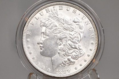 1889 Morgan Silver Dollar - Choose by Grade / Condition, Beautiful Detail - Philadelphia Mint - Silver Dollar 1889 P Morgan