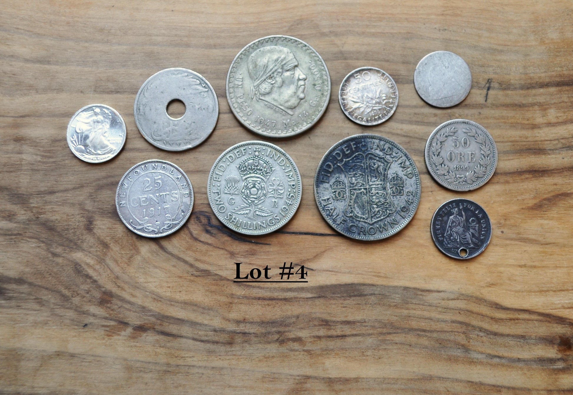 Lot of World Silver Coins - Multiple Lots Available, Check it out! - Cool / Unique Silver Coin Lot - Old Silver Coins - Large Coin Lot!