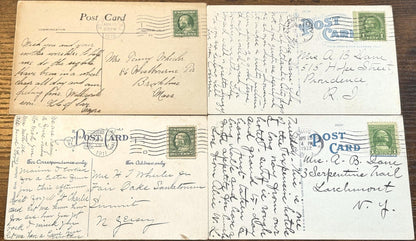 Lot of Eight Atlantic City, New Jersey Vintage Postcards - Antique Atlantic City, New Jersey Postcards lot of 8