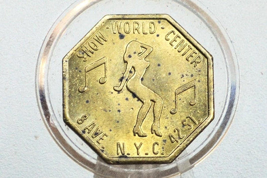 Show World Center 8 Ave, N.y.c. 42 St. Token - World Greatest Show Place Token