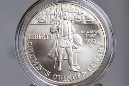 US Mint Columbus Quincentenary Coin 1992 - Christopher Columbus Mint Proof Set - Denver Mint -