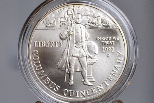 US Mint Columbus Quincentenary Coin 1992 - Christopher Columbus Mint Proof Set - Denver Mint -