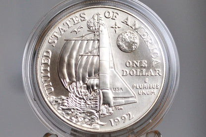 US Mint Columbus Quincentenary Coin 1992 - Christopher Columbus Mint Proof Set - Denver Mint -